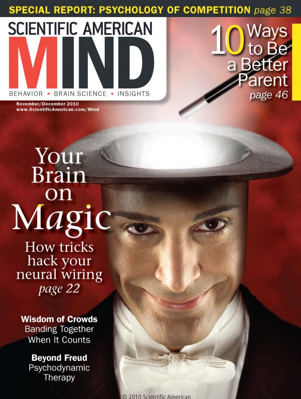 Martinez-Conde Lab's research featured on the Cover of Scientific American Mind